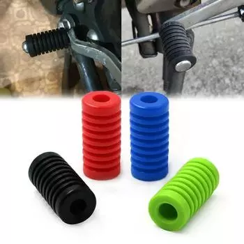 Motorcycle Shift Lever Rubber Universal 8mm Diameter Motorcycle Rubber Gear Lever Pedal for Yamaha Suzuki Kawasaki Honda красный