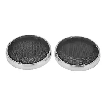 Motorcycle Speaker Mesh Cover Grille Saddlebag Lid Motors Audio Accessory Replacement for Touring