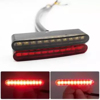 Motorcycle Tail Light LED Motorbike Rear Brake Lamp Stop Brake Light Lamp for Scooter ATV Cafe Racer Bobber Suzuki Kawasaki Bike
