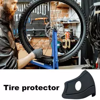 Motorcycle Tire Rim Protector 2X Wheel Protective Cover Tire Edge Protector Tool Wheel Rim Edge Protector Tool Rim Protector чёрный
