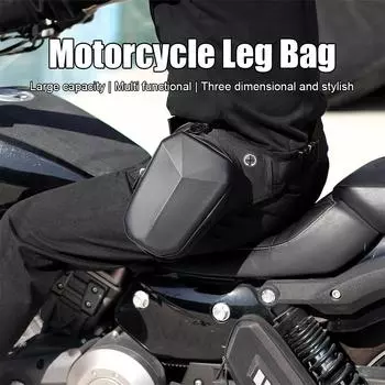 Motorcycle Travel Portable Storage Waist Bag Thigh Storage Bag Cycling Belt Crossbody Bag Outdoor Leisure Waterproof Travel Bag чёрный