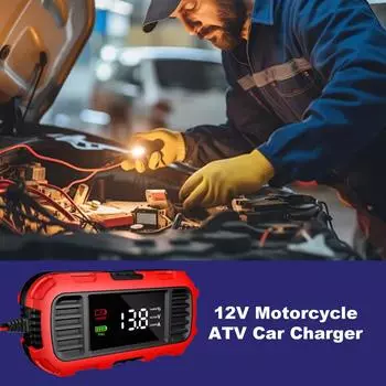 Motorcycle Trickle Charger Automotive Charger 12V Trickle Charger Battery Maintainer Trickle Charger For Motorcycle Smart Car
