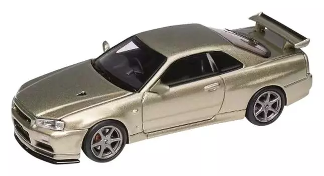 MOTORHELIX Nissan Skyline V Spec II Millennium Jade Готовый продукт 1/64 GT-R (Р34)