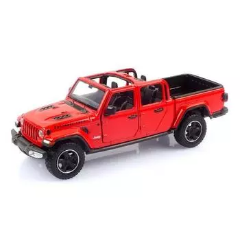 МОТОРМАКС 1:27 Refrica Jeep Gladiator Rubicon Open Top MTX793709re, Корейская игрушка красного цвета