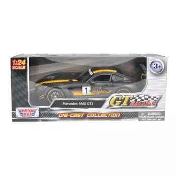 Мотормакс 1:24 Mercedes AMG GT3 гоночная модель 73784, разные цвета, популярные корейские игрушки, популярные корейские игрушки