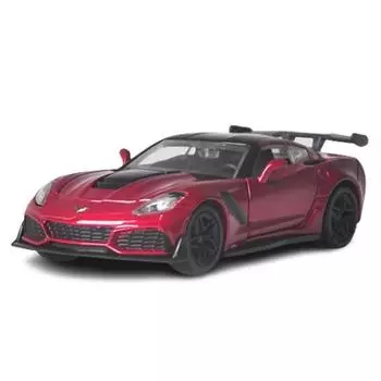Мотормакс 1:32 Литой под давлением миникар Chevrolet Corvette ZR1 Fullback 2019 73678, красный, популярные корейские игрушки, популярные корейские игрушки