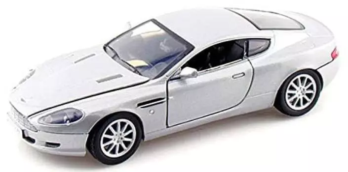 MOTORMAX Aston Martin Mini Car ASTON MARTIN DB9 Coupe 2DOOR 2004 1/24 (Серебряный) [Элемент] серебряный
