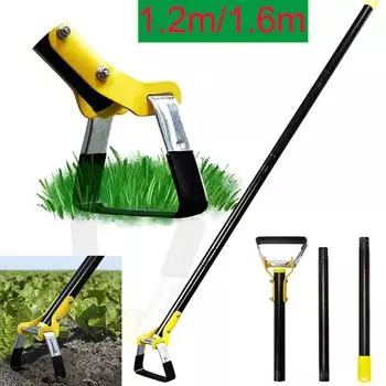 Мотыга для прополки, стальная лопата для прополки, фермерский инструмент, ручная полая мотыга, сельскохозяйственные грабли, инструмент, эргономичный инструмент для прополки с треугольной головкой