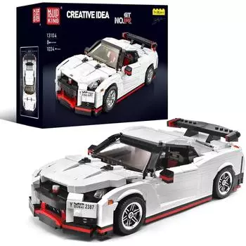 MOULD KING 13104 Технический автомобильный строительный блок MOC-20518 Модель спортивного гоночного автомобиля в сборе Автомобильный кирпич Новый детский рождественский подарок