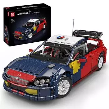 MOULD KING 13187 Технический автомобильный строительный блок C4 Sport Racing Car Model Toys Сборка машинки Кирпичный набор для детей Рождественский подарок 13187
