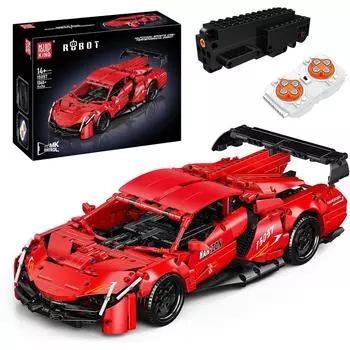 Mould King 15057 Sports Car Building Block Kits,Collectible Set for Adults to Build, Toys for Teen Boys Girls 15057