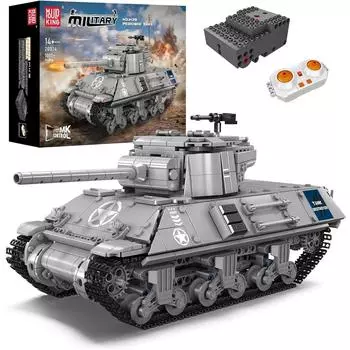 Mould King 20034 Набор строительных блоков танка, наборы строительных блоков военной техники 20034