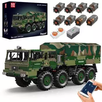 Mould King 20039/20040 Technical Car Toys The RC Tatry KOLOS 8X8 Truck Building Block Assembly Brick Model Kids Christmas Gift 20039