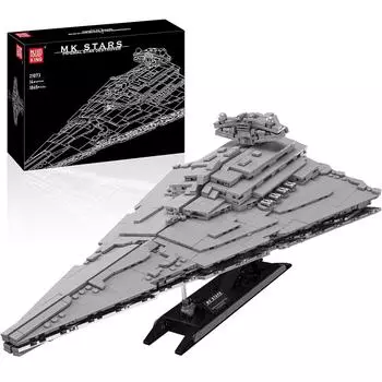 MOULD KING 21073 Строительный блок MOC Imperial Star Ship, модель сборки, Звездный истребитель, игрушки, кирпич, детский рождественский подарок