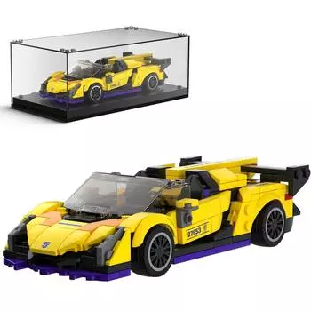 Mould King Speed Champion Lambo Poison VENENO Supercar 27053 Строительный набор Игрушка Коллекционная модель автомобиля Блок Детский подарок 8+(365 штук)