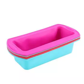 Mould Temperature Resistant KitchenTools Bread Silicone Molds Pastry Tools Bakeware Baking Mold красный