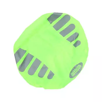 Mountain Bicycle Helmets Rain Cover with Reflective Strip Outdoor Breathable Windproof Cycling Helmet Cover High Quality One Size флуоресцентный зеленый