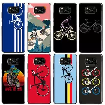 Mountain Bike Cycling art Phone Case For Xiaomi Mi 11T Pro 10T 11 Lite 11 Ultra Coque For POCO F3 X3 GT M3 M4 X3 Pro Mi 10Lite