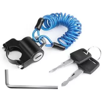 Mountain Bike Cycling Bike Rope Padlock Security Cable Lock Mini Bicycle Lock Helmet Wire Rope Lock