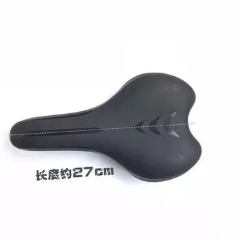 Mountain bike seat cushion bicycle thickened silicone saddle super soft universal seat bicycle seat accessories Daquan one size fits all чёрный