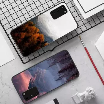 Mountain Forest Phone Case for Samsung S10 21 20 9 8 plus lite S20 UlTRA 7edge Samsung S6