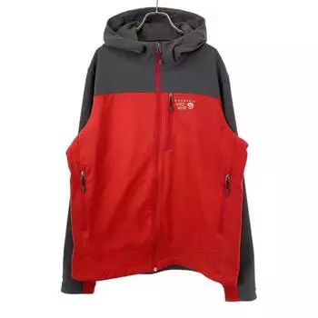 MOUNTAIN HARDWEAR Куртка для активного отдыха с длинным рукавом L Серая x красная Columbia Мужская Б/у
