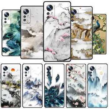 Mountain Painting Case For Xiaomi Mi Poco X3 NFC M4 M3 Pro F3 GT F1 11 Lite Note 10 11T 10T 9T Back Soft Phone Cover Xiaomi Mi 9