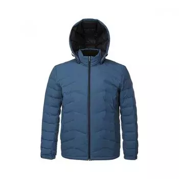 Mountia Men S Moving Ветрозащитный легкий стеганый джемпер на утином пуху Gracie Blue Greyish Blue/95
