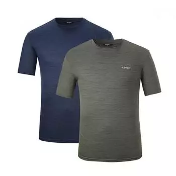 [MounTia] Мужская рубашка с значком BT MounTia весна-лето 7 1mqTSm1026 NAVY/095