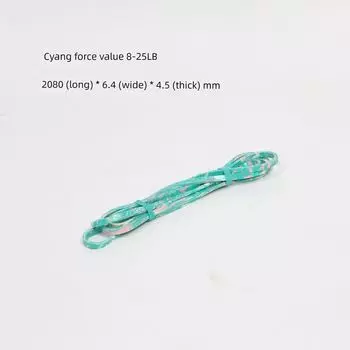 Mountsea Latex Pull Strap Men Women Fitness Resistance Band Elastic Band Yoga Pilates Training Equipment Ink green latex tension belt