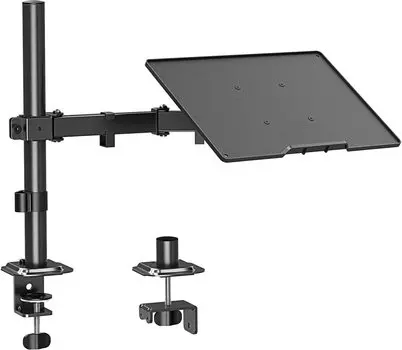 MOUNTUP Laptop Arm Laptop Stand Inch Load Capacity 8kg Monitor Arm Compatible with 17 Inch VESA Standard 75mm 100mm Height Adjustment 15.6 Up/Down