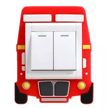 Моющаяся паста для выключателя света, мультяшная силиконовая розетка, защитная паста для выключателя света, мультяшная крышка, настенный выключатель, декоративная панель