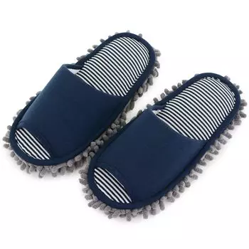 Моющаяся швабра для мытья посуды Очистка M [Okumura] Тапочки, Моющиеся, Тапочки, Напольное покрытие, Тапочки, Темно-синий,