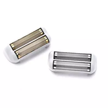 Моющаяся сменная бритвенная головка в стиле ретро с двойной сеткой для Andis 17170/17205 серебряный