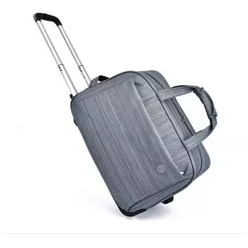 Моющаяся тканевая дорожная сумка Портативная складная тележка для багажа Дорожная сумка M синий