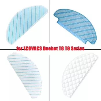 Моющаяся тряпка для швабры для аксессуаров ECOVACS T9, одноразовая тряпка для швабры, накладка из микрофибры для Deebot T8 Max T9, детали серии AIVI