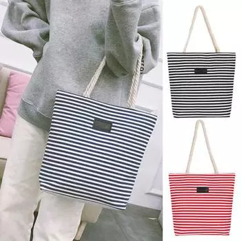 Моющаяся женская сумка-тоут с веревочной ручкой, повседневный подарок хаки