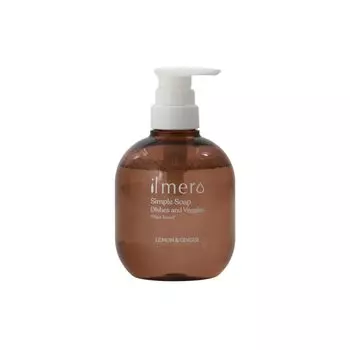 Моющее средство 400 мл, натуральное, для кухни, нежное для рук и кожи [il mero] mero/посуда/овощи / 100% ингредиенты, моющее средство на растительной основе,