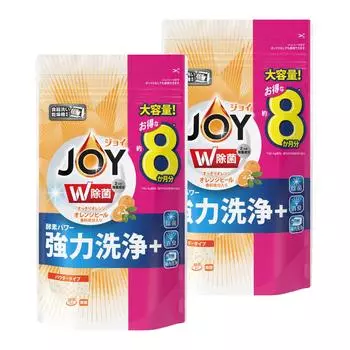 Моющее средство для посудомоечной машины Joy с апельсиновой цедрой, сменный блок, очень большой, 930 г x 2 шт. [Оптовая закупка]