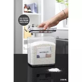 Моющее средство Вакуумный прямоугольный контейнер для хранения 2,1 л