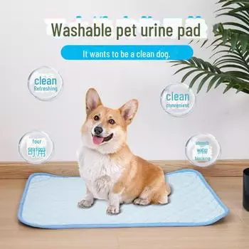 Моющиеся и многоразовые салфетки для сбора мочи домашних животных: Впитывающие, нескользящие, быстросохнущие, дышащие подгузники для собак и пеленки для дрессировки кошек. S серый