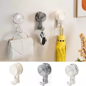 Моющиеся крючки на присосках, съемный настенный крючок, креативный вакуумный крючок для дома прозрачный