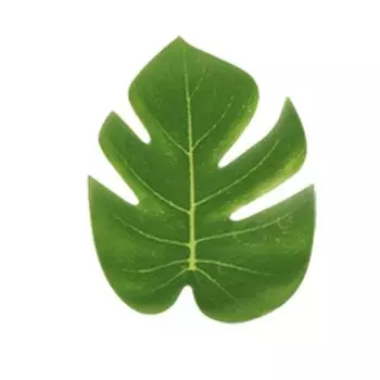 Моющиеся листья джунглей Декор Прочные принадлежности для дня рождения Искусственные тропические пальмы Декор на день рождения 5.9 inch,type1