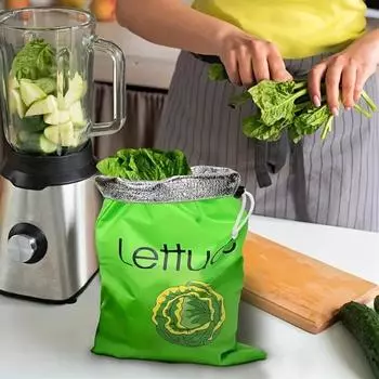 Моющиеся мешки для хранения овощей Противоударные мешки для хранения капусты Холодильник