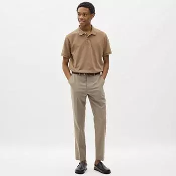 Моющиеся зауженные брюки GU by Uniqlo SW+EC длиной 77,0 см, можно сложить