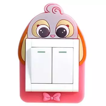 Моющийся беспаста светящийся выключатель света Моющийся беспаста светящийся защитный чехол для розетки настенный декор антипригарная наклейка