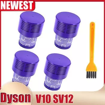 Моющийся большой фильтр для Dyson V10 Sv12 Cyclone Animal Absolute Total Clean, беспроводной пылесос, сменный фильтр, бытовой