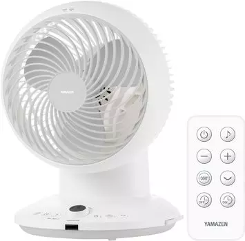 Моющийся циркуляционный двигатель постоянного тока Тихий 20 татами уровни управления потоком воздуха с белым [Yamazen] (360-градусный поворот) (Вентиляция/Циркуляция воздуха) (8