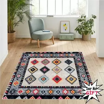 Моющийся ковер с принтом Rovigo Home RVGHOME0374