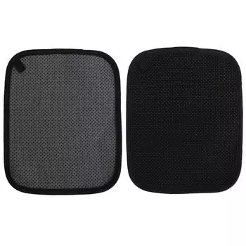 Моющийся коврик для боулинга, противоскользящий очиститель для боулинга, протирка мяча для боулинга, полотенце для мужчин и женщин Pure black